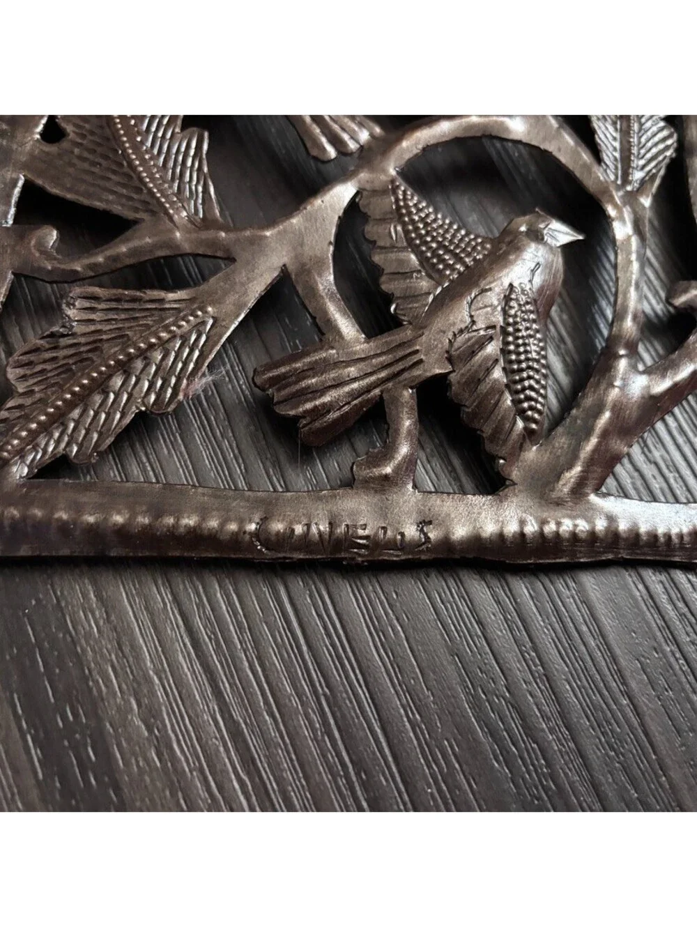 Mini Birds Metal Wall Art Decor Made From Recycled Steel Oil Drums
